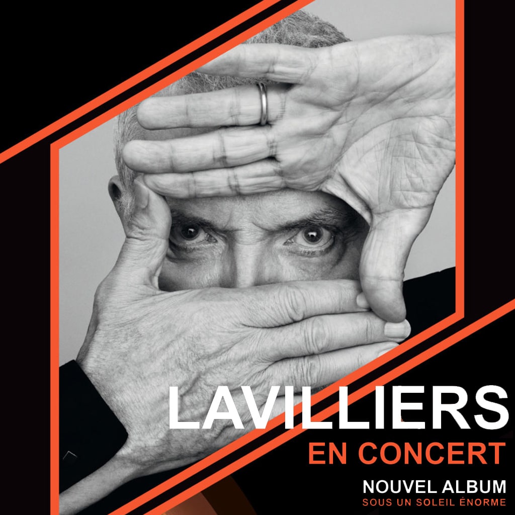 affiche du de la tournée 2022 de Bernanrd Lavilliers et son concert à Orléans