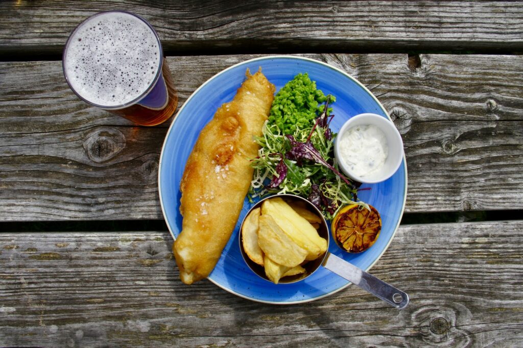 Fish and chips maison