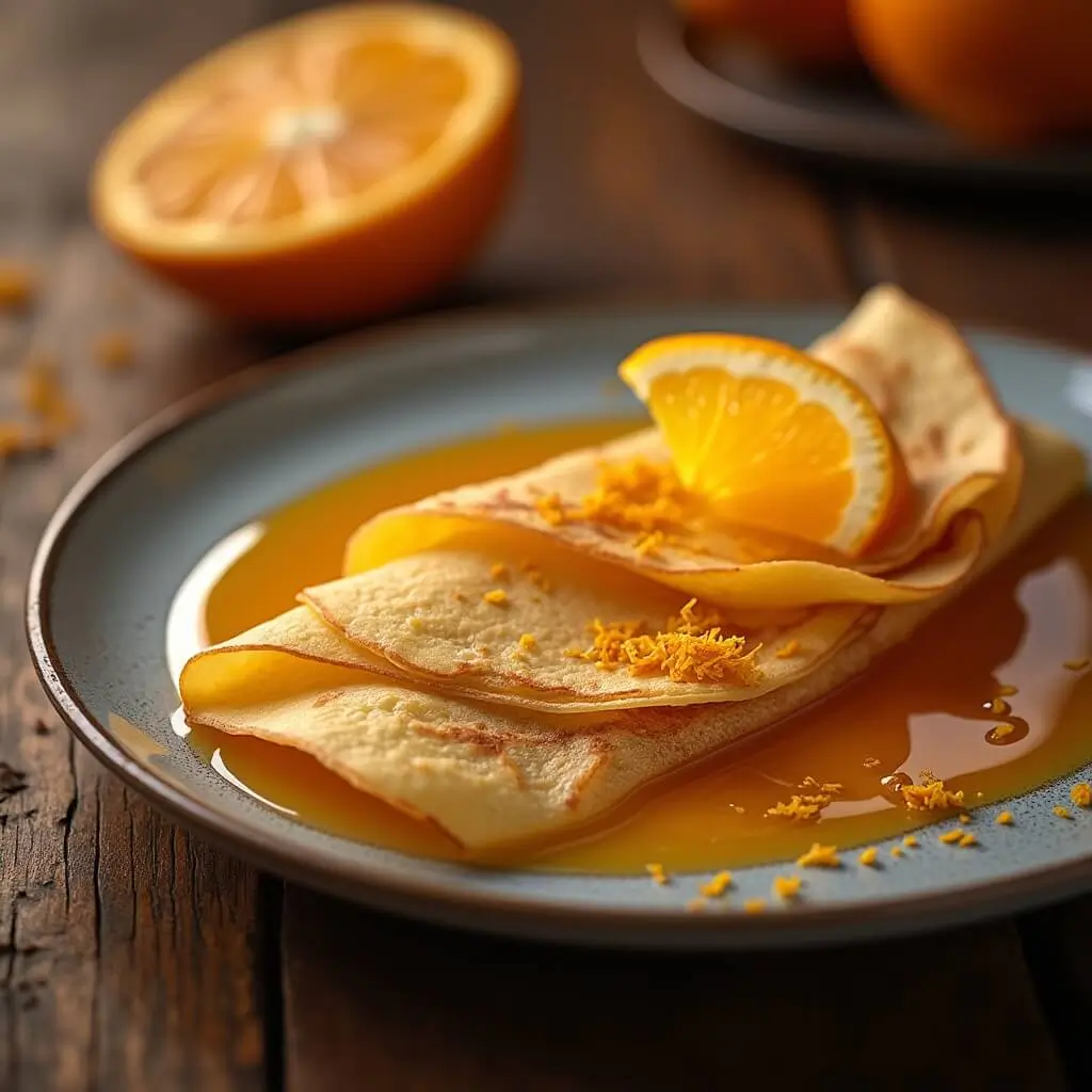 Crêpes Suzette Classiques Flambees Table