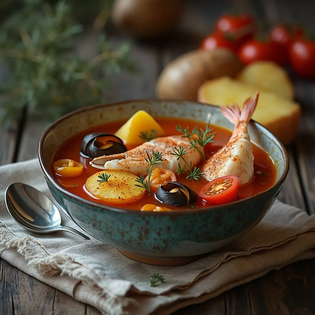 Soupe Poissons Méditerranée Fraîcheur