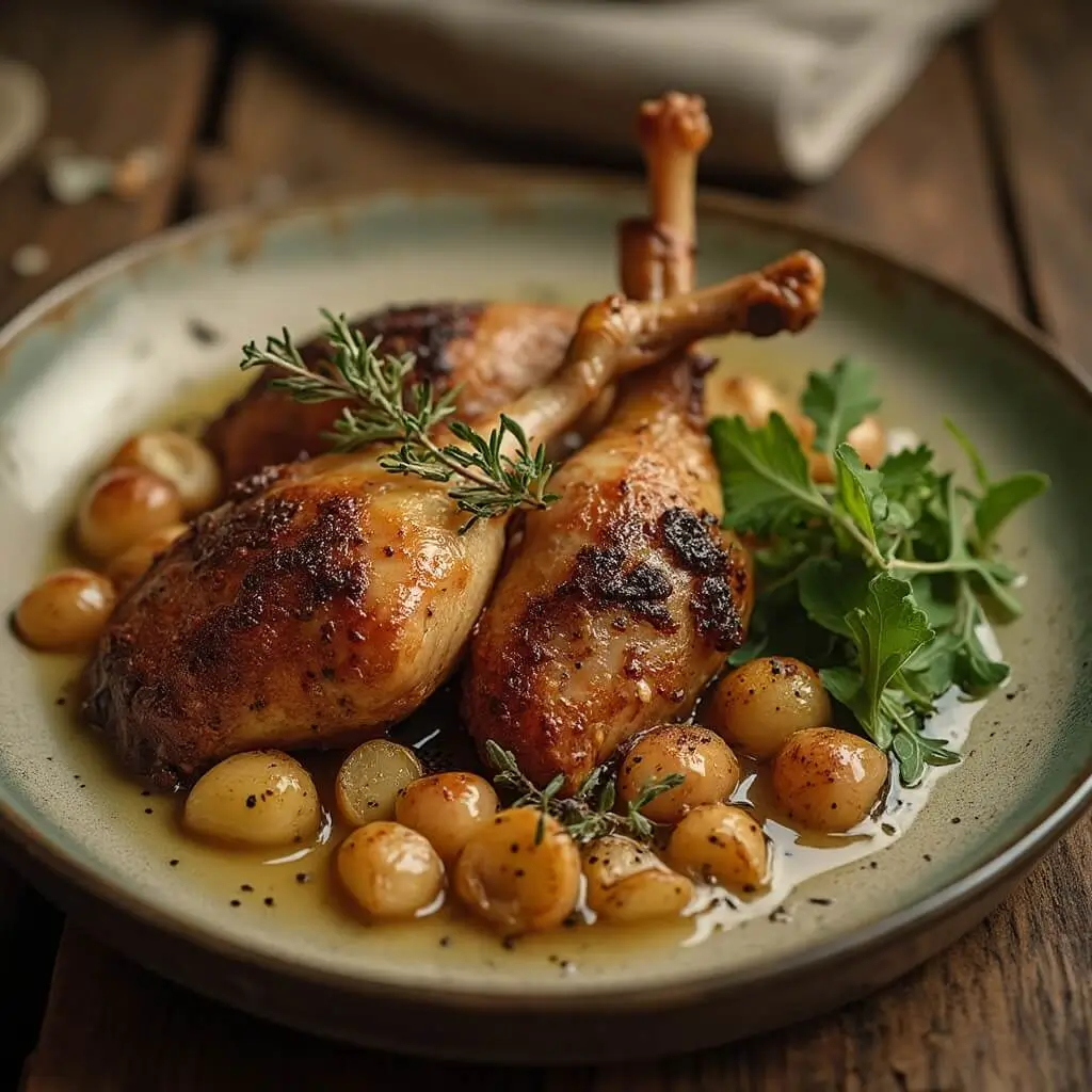 Confit Canard à l'Orange Croustillant