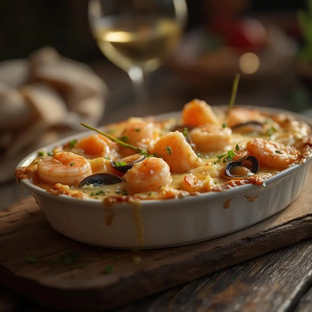 Gratin Fruits Mer Délicieux