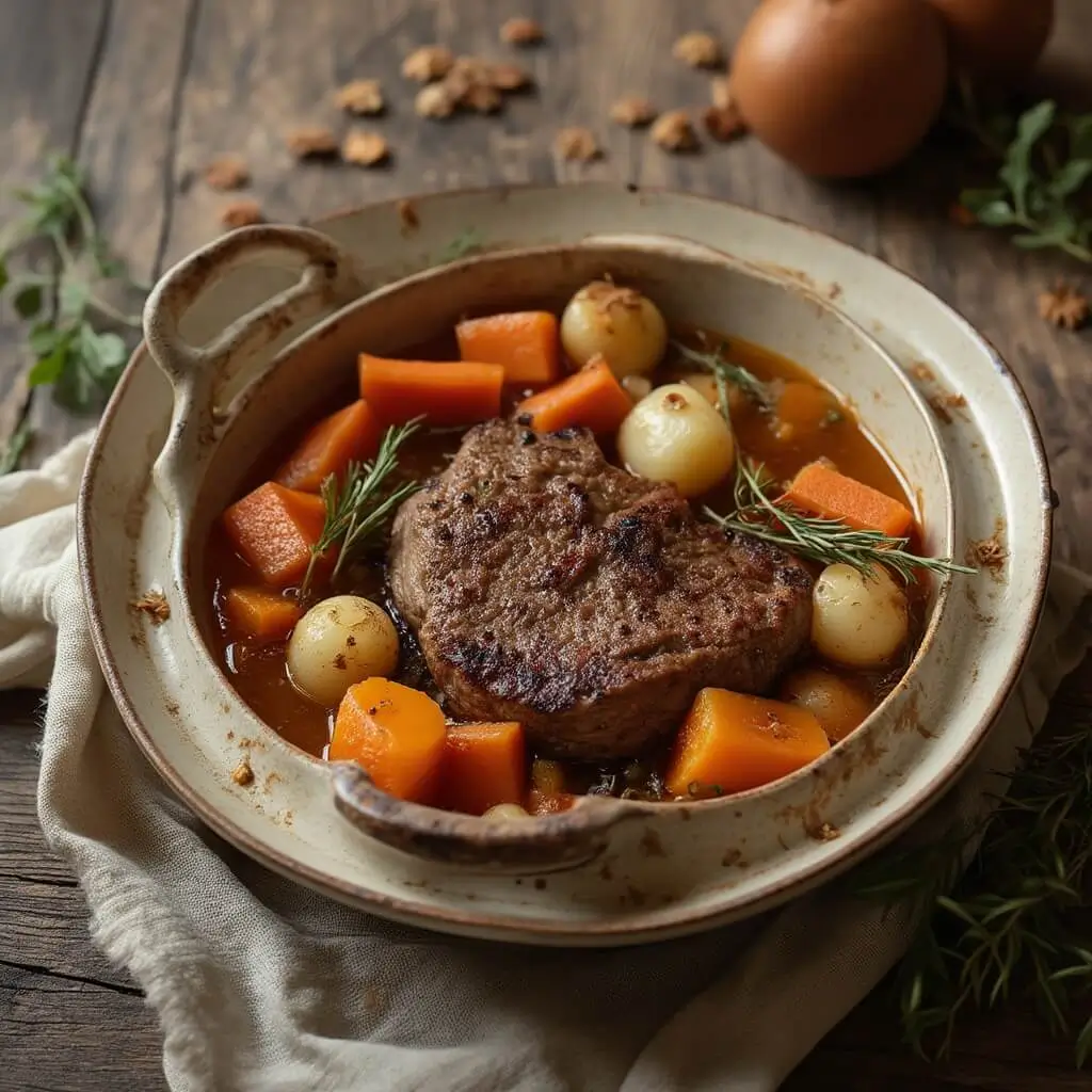 Pot-au-feu Traditionnel Français Sauté