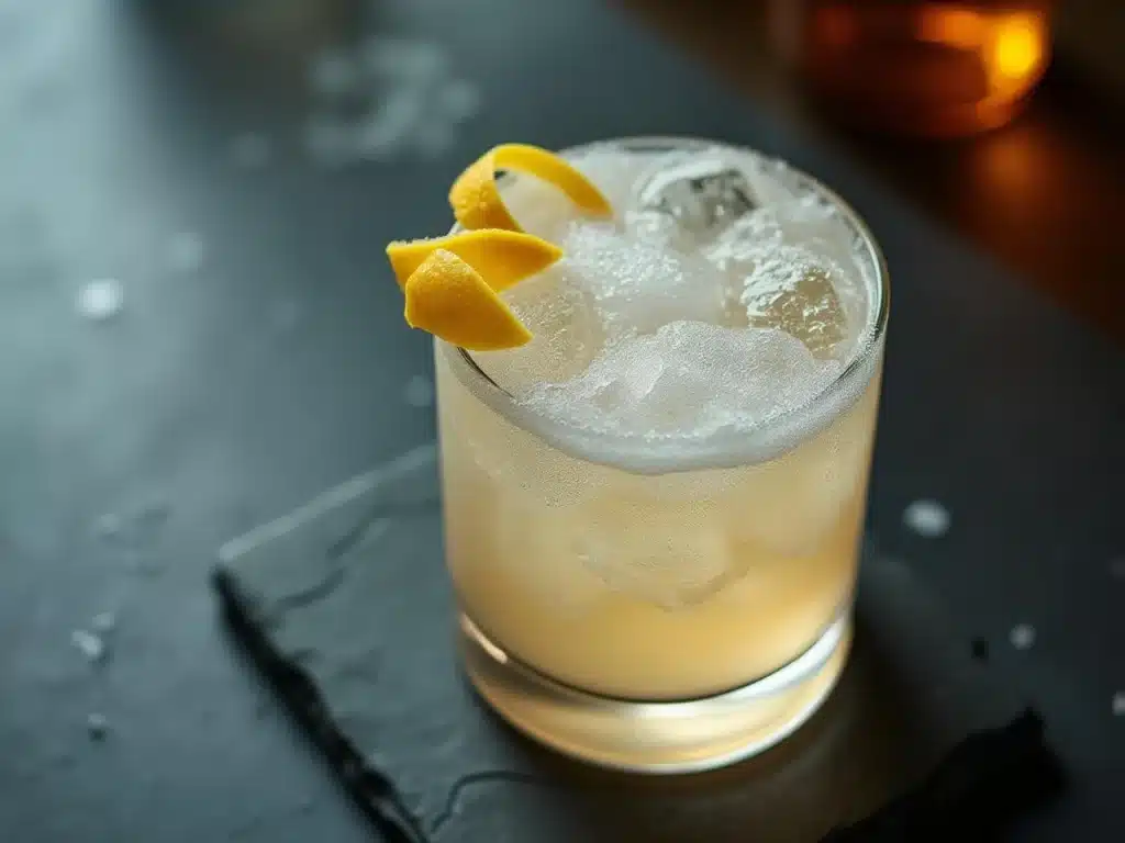 Photo Cocktail Gin Fizz