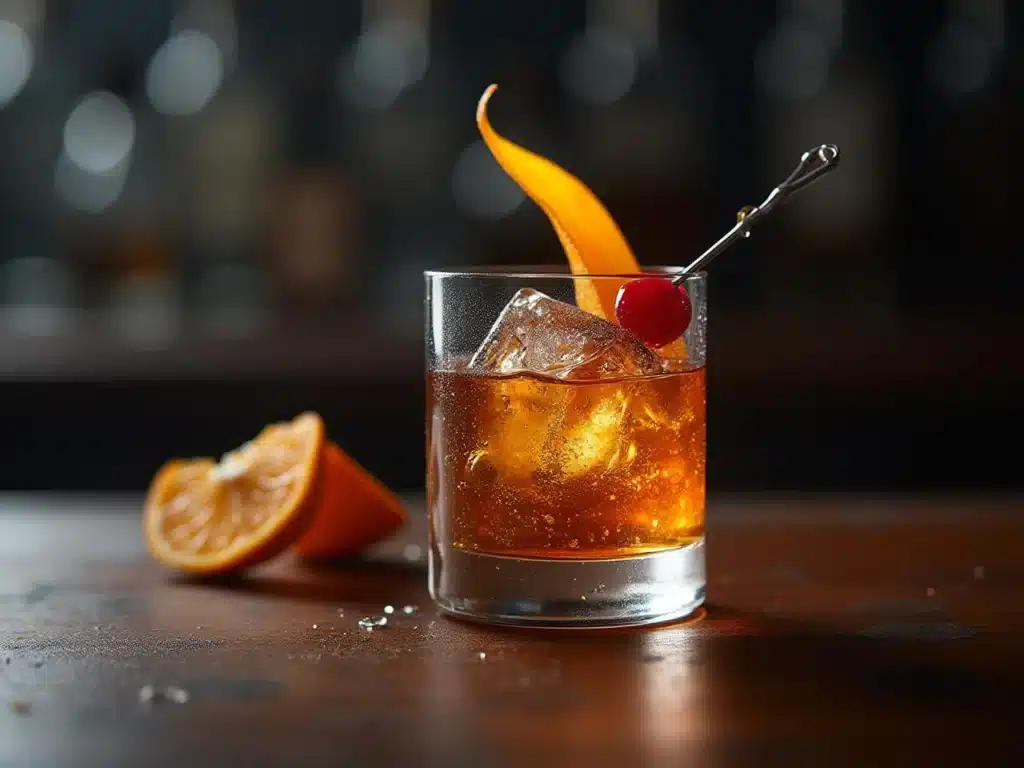 Photo Cocktail Old Fashioned
